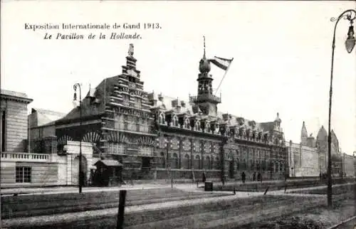 Ak Internationale Ausstellung von Gent 1913, Der Holland-Pavillon