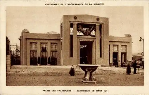 Ak Liège Lüttich Wallonien, Weltausstellung 1930, Palais des Transports