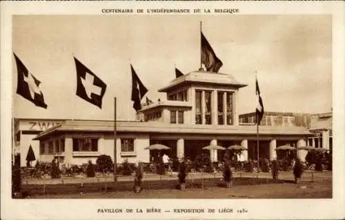 Ak Liège Wallonien Lüttich, Ausstellung 1930, Bierpavillon