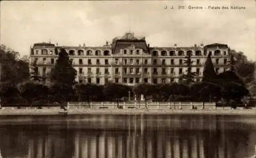 Ak Genf Genf Schweiz, Palais des Nations