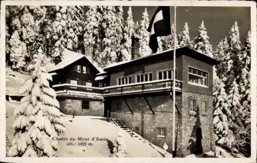 Ak La Chaux de Fonds Kanton Neuenburg, Chalet du Mont d'Amin