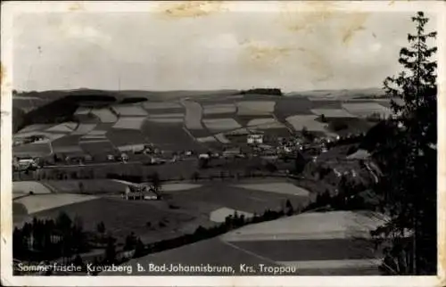 Ak Kreuzberg bei Bad Johannisbrunn Staré Těchanovice Alt Zechsdorf Mährisch Schlesien, Totale