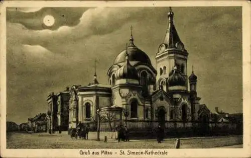 Ak Jelgava Mitau Lettland, Sankt Simeon Kathedrale