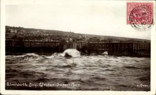 Ak Weston super Mare North Somerset England, Glentworth Bay