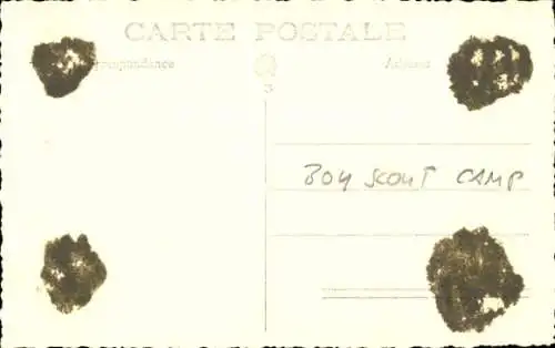 Foto Ak Pfadfinder balancieren über ein Seil