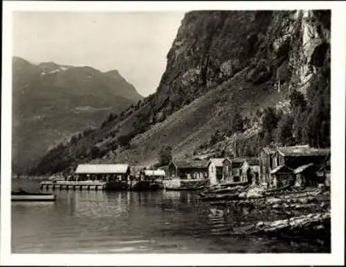 Set von 12 Fotos im Umschlag, Merok - Geiranger Norwegen