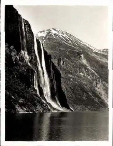 Set von 12 Fotos im Umschlag, Merok - Geiranger Norwegen