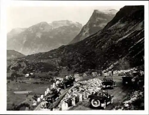 Set von 12 Fotos im Umschlag, Merok - Geiranger Norwegen