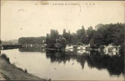Set von 22 Ak Lagny Seine et Marne