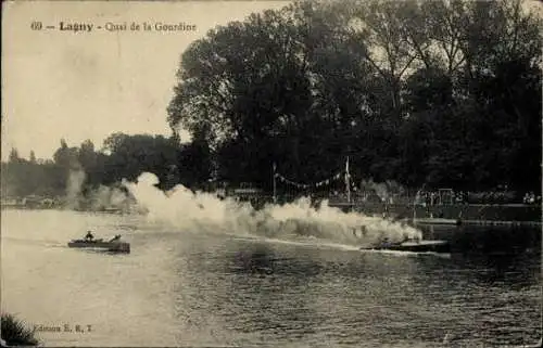 Set von 22 Ak Lagny Seine et Marne