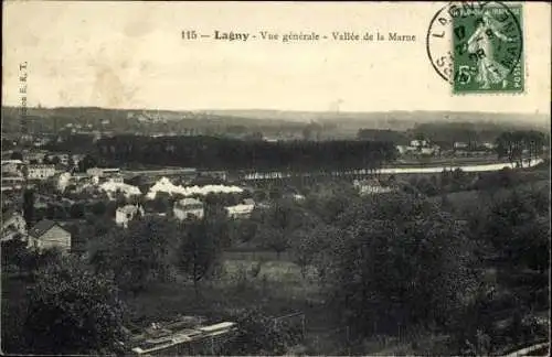 Set von 22 Ak Lagny Seine et Marne