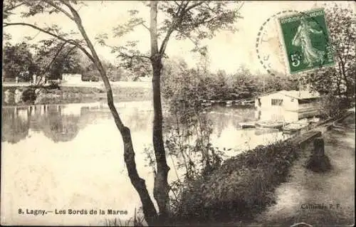 Set von 22 Ak Lagny Seine et Marne