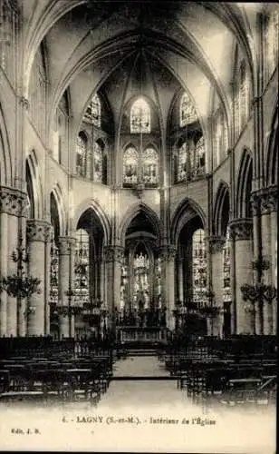 Set von 22 Ak Lagny Seine et Marne