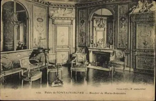 Set von 53 Ak Fontainebleau Seine et Marne