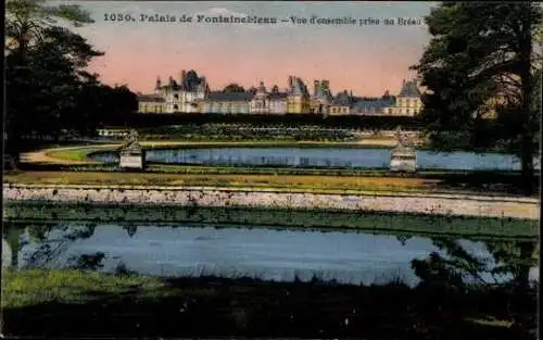 Set von 41 Ak Fontainebleau Seine et Marne