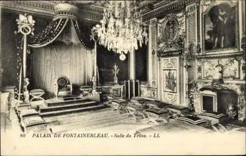 Set von 41 Ak Fontainebleau Seine et Marne