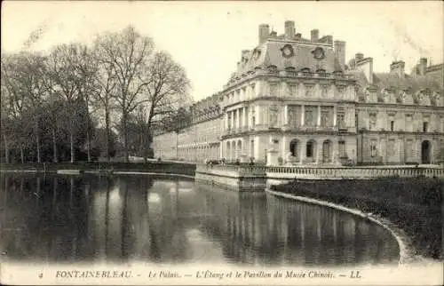 Set von 41 Ak Fontainebleau Seine et Marne