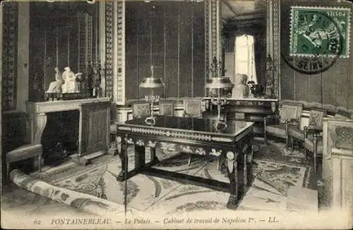 Set von 41 Ak Fontainebleau Seine et Marne