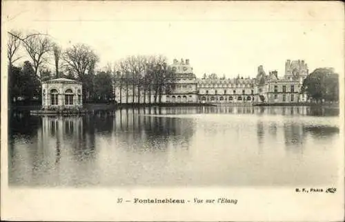 Set von 41 Ak Fontainebleau Seine et Marne