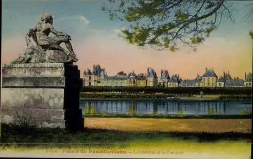 Set von 41 Ak Fontainebleau Seine et Marne