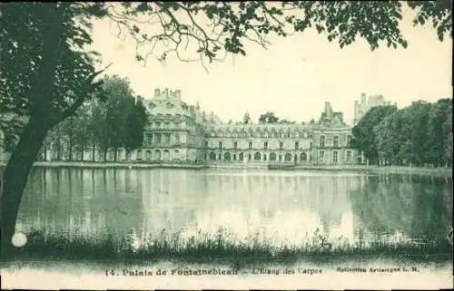Set von 41 Ak Fontainebleau Seine et Marne