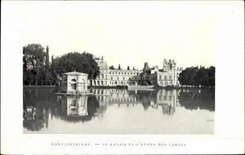 Set von 41 Ak Fontainebleau Seine et Marne