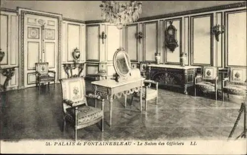 Set von 41 Ak Fontainebleau Seine et Marne