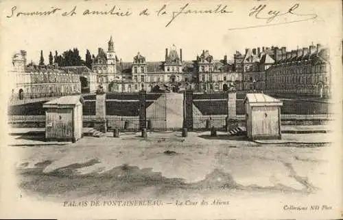 Set von 41 Ak Fontainebleau Seine et Marne