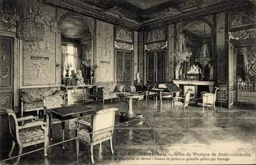 Set von 41 Ak Fontainebleau Seine et Marne