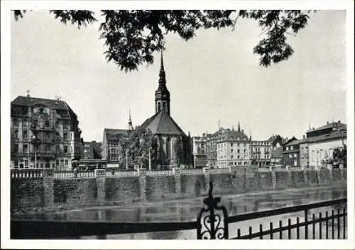 Set von 4 AK Hagen, Stadthalle, Volkspark, Johanniskirche, Stadtgartenteich