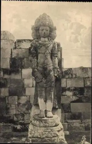 Set von 5 Ak Java Indonesien Prambanan-Tempel