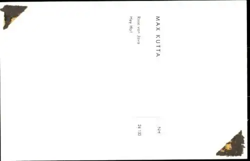 Ak Sänger Max Kutta, Portrait, Autogramm