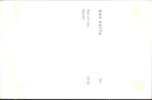 Ak Sänger Max Kutta, Portrait, Autogramm