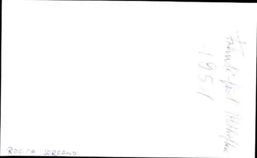 Ak Schauspielerin Rosita Serrano, Portrait, Autogramm