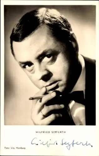 Ak Schauspieler Wilfried Seyferth, Portrait, Autogramm