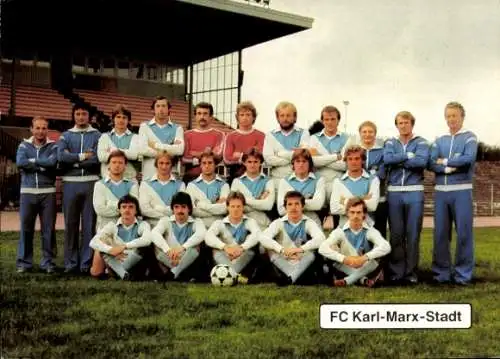 Ak FC Karl Marx Stadt, Chemnitzer Fußballverein, Lienemann, Fuchs, Lettau