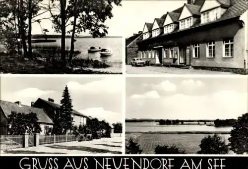 Ak Neuendorf am See Unterspreewald, Ortsansichten