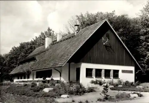 Ak Putbus auf der Insel Rügen, HO Gaststätte Jägerhütte