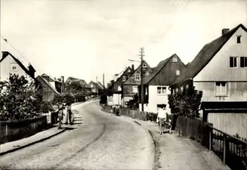 Ak Raum Stollberg im Erzgebirge, Straßenansicht