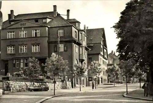 Ak Lugau im Erzgebirge, Poststraße