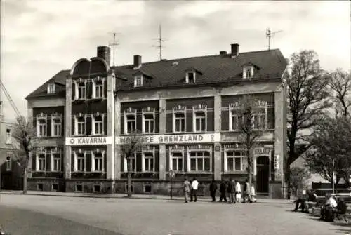 Ak Bad Brambach im Vogtland, HO Café Grenzland