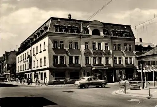 Ak Aue im Erzgebirge Sachsen, Hotel Blauer Engel