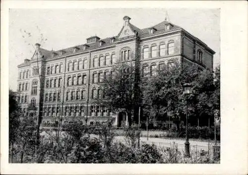 Ak Pölbitz Zwickau in Sachsen, Schule