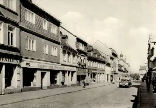 Ak Glauchau in Sachsen, Dr. Friedrichs Straße, Geschäfte, Einkaufsstätte Stadtzentrum