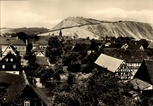 Ak Crossen an der Mulde Zwickau Sachsen, Teilansicht, Halden