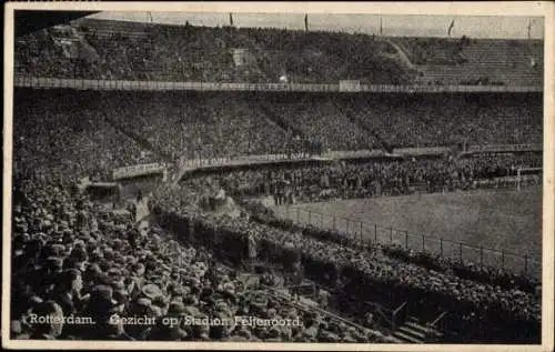 Ak Rotterdam Südholland Niederlande, Stadion Feijenoord, Innenansicht