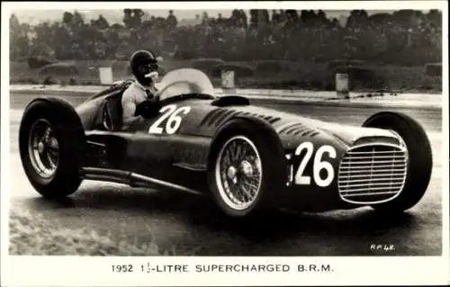 Ak Motorrennsport, Rennwagen, Supercharged BRM, 1952