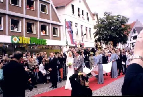 Foto Ak Fürst Alexander zu Schaumburg Lippe, Nadja Anna Zsöks, Hochzeit