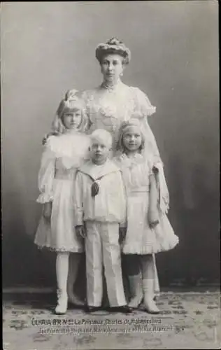 Ak Prinzessin Karl von Hohenzollern, Josephine v. Belgien, Prinz Albert, Stephanie, Marie Antoinette