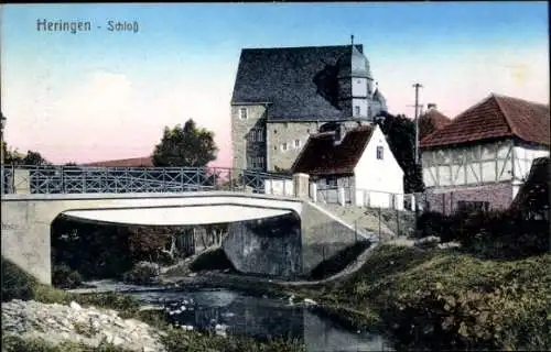 Ak Heringen an der Helme Thüringen, Schloss